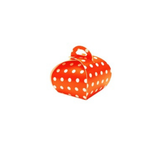 Confectionery Boxes- Made with Recycled Material- Red Color or Polkadot